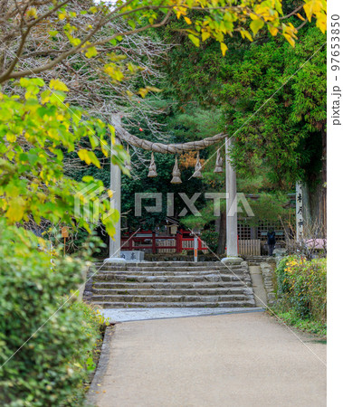 2022年12月1日 紅葉 元伊勢 檜原神社 注連柱 大和青垣国定公園 97653850