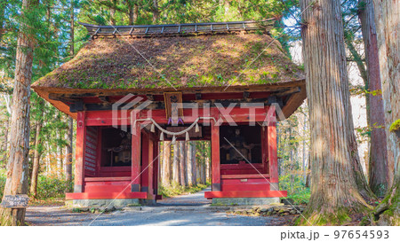 長野　戸隠神社奥社　随神門 97654593
