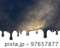 Abstract depiction of gathering thunderclouds. Abstract depiction of gathering thunderclouds. 97657877