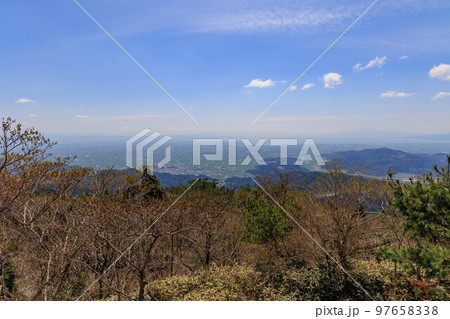 天山からみた景色「佐賀県」 97658338