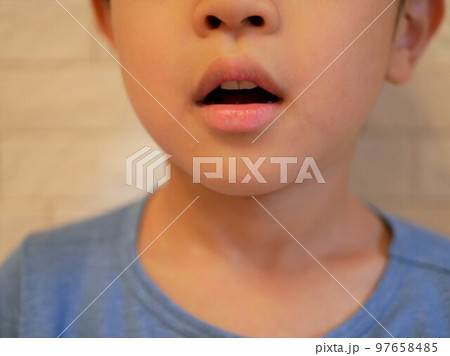 口が半開きの男の子 口が半開きの男の子 97658485