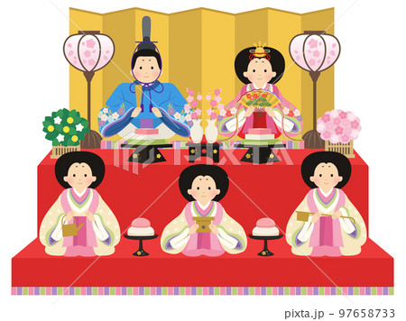 雛人形_ひなまつり 97658733