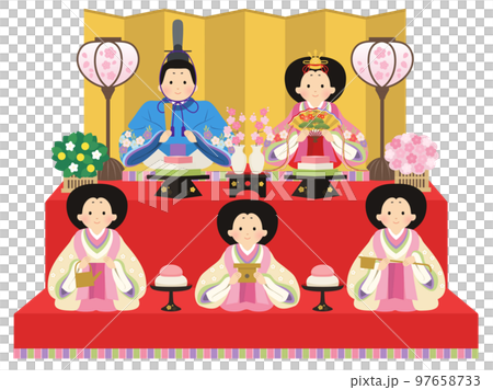 雛人形_ひなまつり 97658733