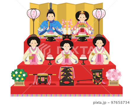 雛人形_ひなまつり 97658734