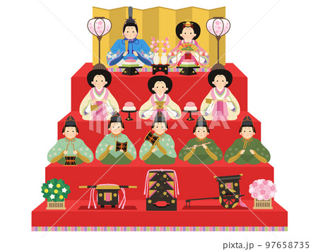 雛人形_ひなまつり 97658735