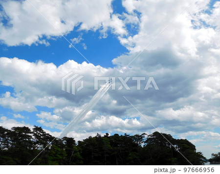 日本三景　松島　ブルーインパルス 97666956