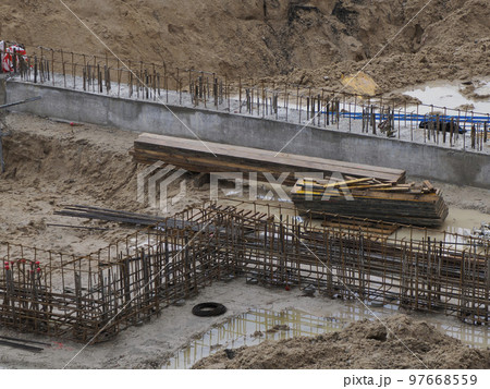 big vast construction site in Chamartin station madrid big vast construction site in Chamartin station madrid 97668559