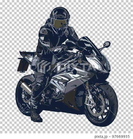 Motorcycle motorcycle bike rider silhouette motorcycle male 97669935