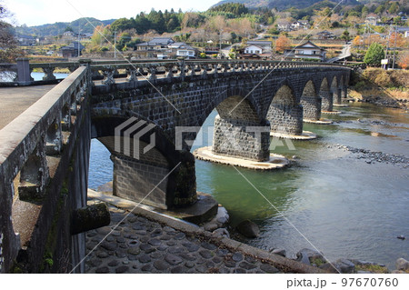 耶馬渓橋~日本一の8連石橋 耶馬渓橋~日本一の8連石橋 97670760