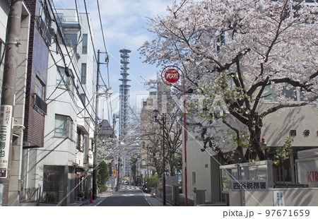 都会に咲く桜の風景　イメージ 97671659
