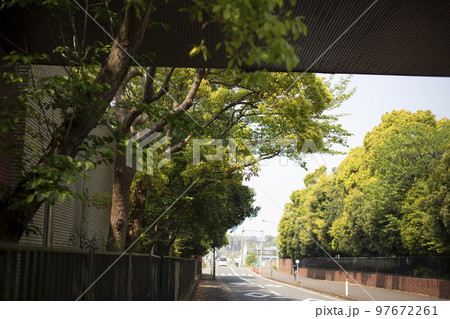 秋山周辺の風景(小学校前) 秋山周辺の風景(小学校前) 97672261