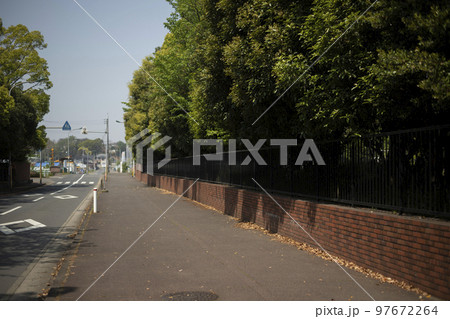 秋山周辺の風景（小学校前） 97672264