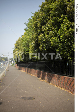 秋山周辺の風景（小学校前） 97672265