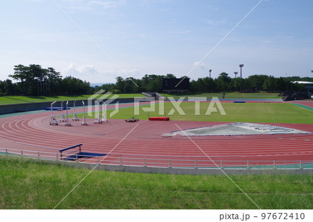出雲浜山公園のスポーツ施設の景色 97672410