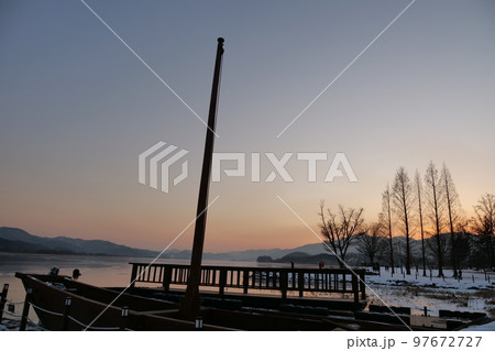 冬の風景 ヅムルモリ ヤンスリ 97672727