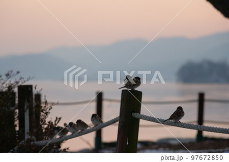 ヅムルモリ 冬の風景 北漢江 97672850