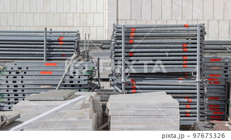 Scaffolding Pipes Construction Storage Scaffolding Pipes Construction Storage 97675326
