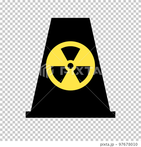 Nuclear power plant icon. radioactivity and nuclear. vector. 97678010