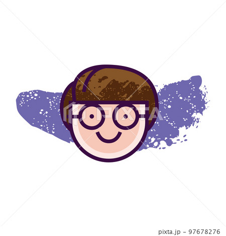 Modern outline style emoji icon. Simple emoticon pictogram. 97678276