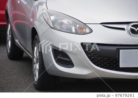 自動車イメージ　マツダ3代目デミオのフロントマスク 97679261