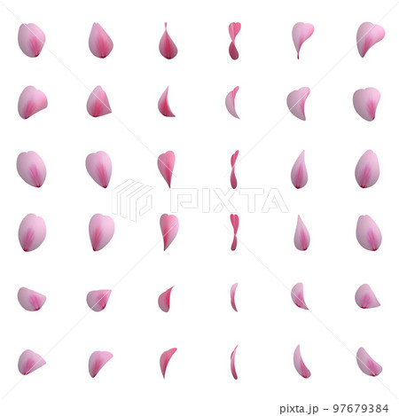 桜の花びら 1枚　セット 97679384