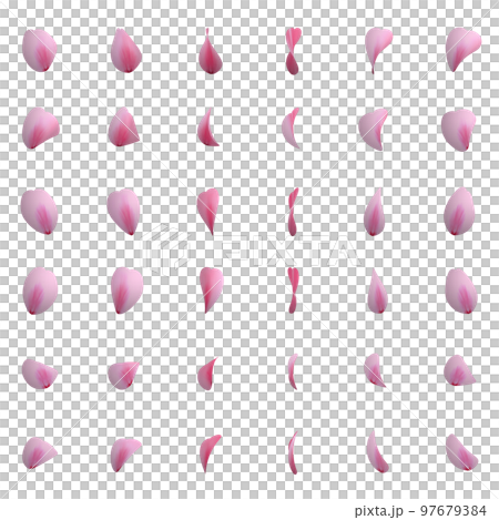 桜の花びら 1枚　セット 97679384