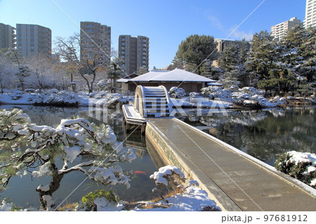 雪の縮景園 雪の縮景園 97681912