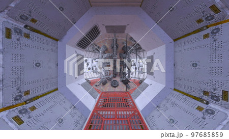 宇宙船内の風景 97685859