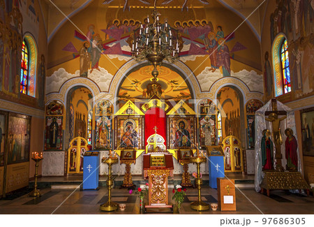 The Russian Orthodox Church in Zheleznovodsk. The Russian Orthodox Church in Zheleznovodsk. 97686305