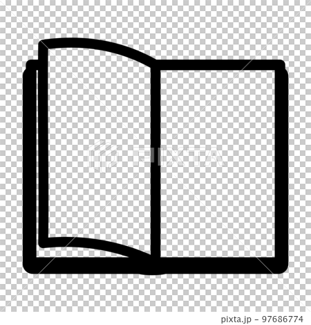 This is an illustration of the notebook icon. 97686774
