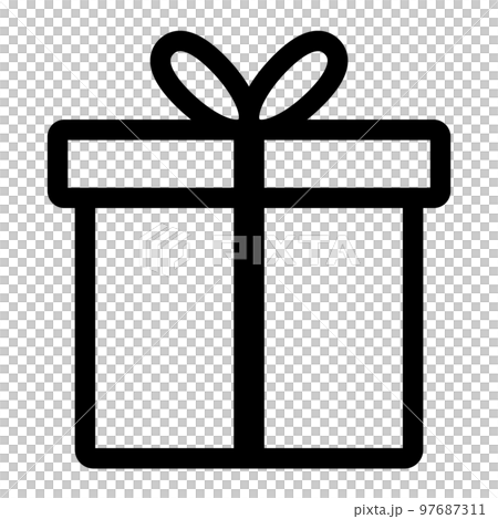This is an illustration of the gift icon. This is an illustration of the gift icon. 97687311