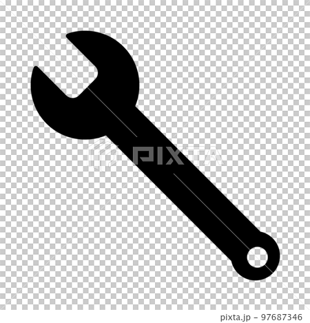 This is an illustration of the spanner icon. 97687346