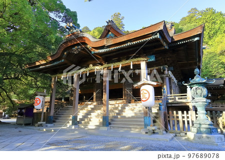 【香川県】初春の朝日が差す金刀比羅宮 こんぴらさん(御本宮拝殿・本殿) 【香川県】初春の朝日が差す金刀比羅宮 こんぴらさん(御本宮拝殿・本殿) 97689078