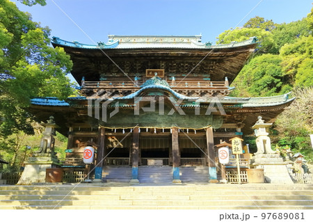 【香川県】初春の朝日が差す金刀比羅宮 こんぴらさん(旭社・社殿) 【香川県】初春の朝日が差す金刀比羅宮 こんぴらさん(旭社・社殿) 97689081