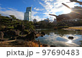 日本庭園とハルカス 97690483