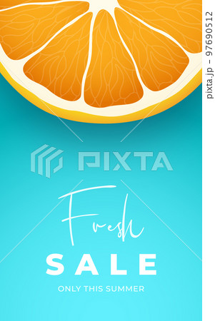 Fresh Sale vertical banner.  97690512