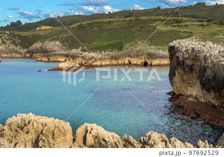Coastline and Cliffs, Beach of Toro, Llanes, Asturias, Spain 97692529