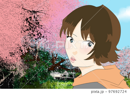 記念撮影のイラスト(8) 記念撮影のイラスト(8) 97692724
