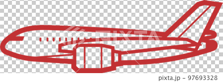 飛行機アイコンイラスト 飛行機アイコンイラスト 97693328