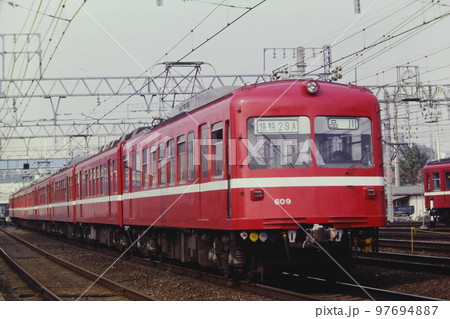 京急・旧600形快特（1329A）、609-601-、金沢文庫←金沢八景
