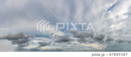 Fantastic thunderclouds at sunrise Fantastic thunderclouds at sunrise 97695567