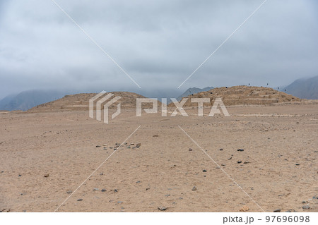 Sacred City of Caral-Supe archaeological site in Peru 97696098