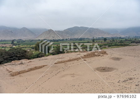 Sacred City of Caral-Supe archaeological site in Peru Sacred City of Caral-Supe archaeological site in Peru 97696102