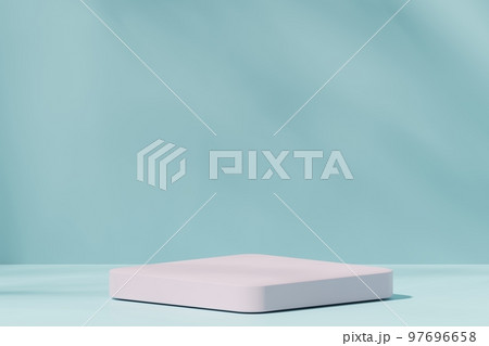 Scene with a podium for product presentation, 3d rendering 97696658