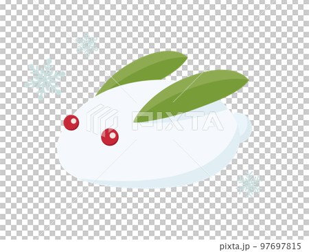 A snow rabbit 97697815