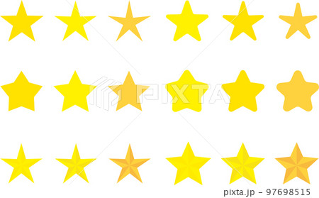 星のアイコンセット 97698515