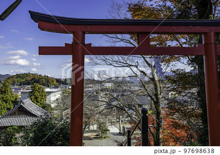 丹波篠山 黒岡春日神社 愛宕神社鳥居 兵庫県丹波篠山市 丹波篠山 黒岡春日神社 愛宕神社鳥居 兵庫県丹波篠山市 97698638