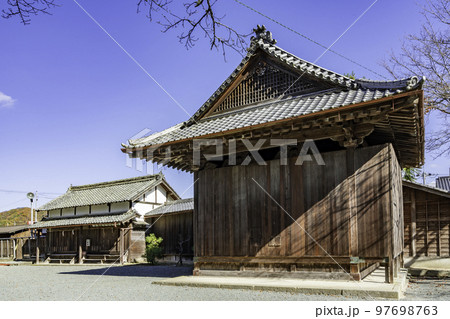 丹波篠山　黒岡春日神社　能舞台　兵庫県丹波篠山市 97698763