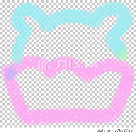 Rainbow line Bear illustrations 97698789