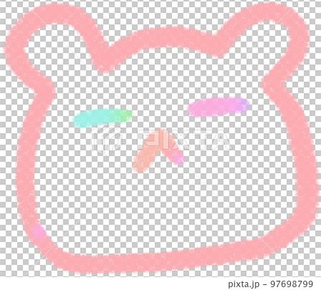 Rainbow line Bear illustrations 97698799